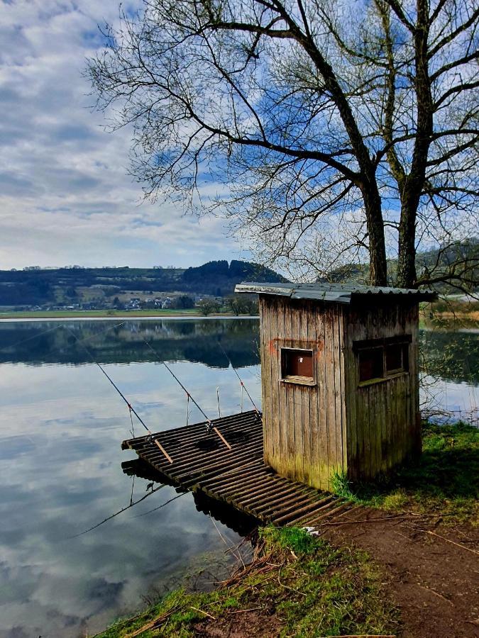River Mosel Holiday Homes, Meerfeld Studio With A Lake View Екстериор снимка