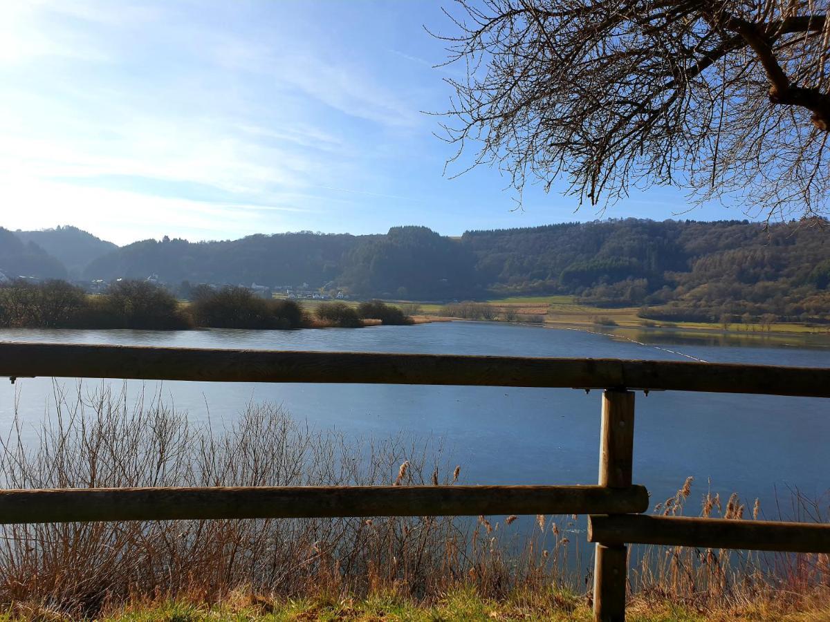 River Mosel Holiday Homes, Meerfeld Studio With A Lake View Екстериор снимка